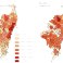Figura 2. Distribuzione di posti di lavoro e scuole a Bogotá (elaborazione (...)